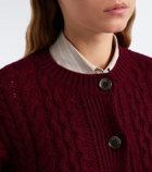 Lisa Yang Cable-knit cashmere cardigan