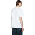 MSGM White Tie-Dye Box Logo T-Shirt