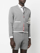 THOM BROWNE - 4bar Cotton Cardigan