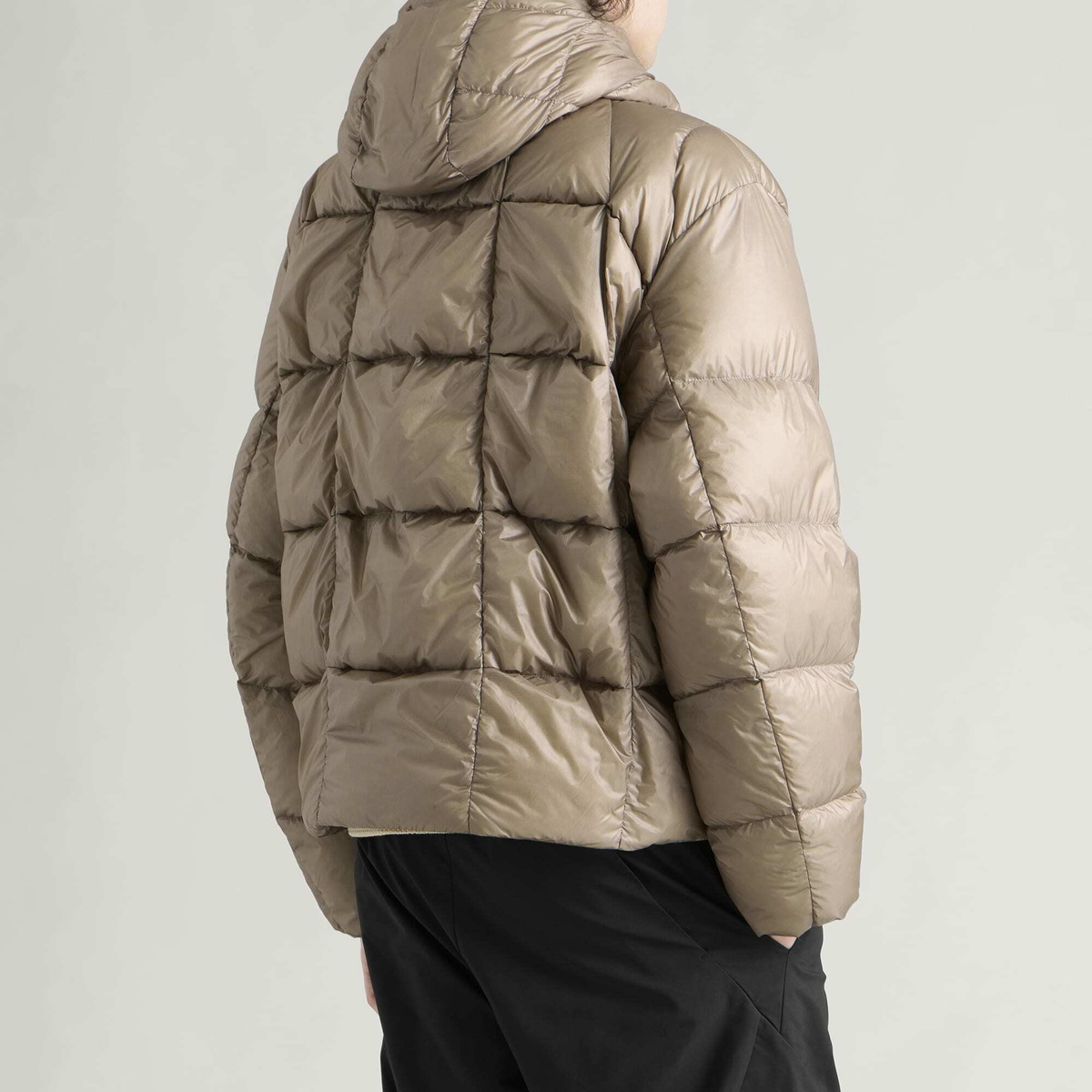 Goldwin Men's 0 Three-Dimensional Down Parka Jacket in Moon Rock
