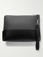 Loewe - Logo-Print Pebble-Grain Leather Pouch