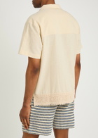 Che Inigo Crochet Cotton-blend Shirt Ivory