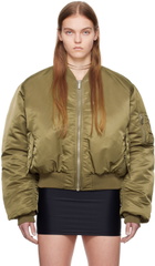 VTMNTS Khaki & Orange Alpha Industries Edition Reversible Bomber Jacket