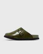 Birkenstock 1774 33 Dougal Shiny Leather Green - Mens - Sandals & Slides
