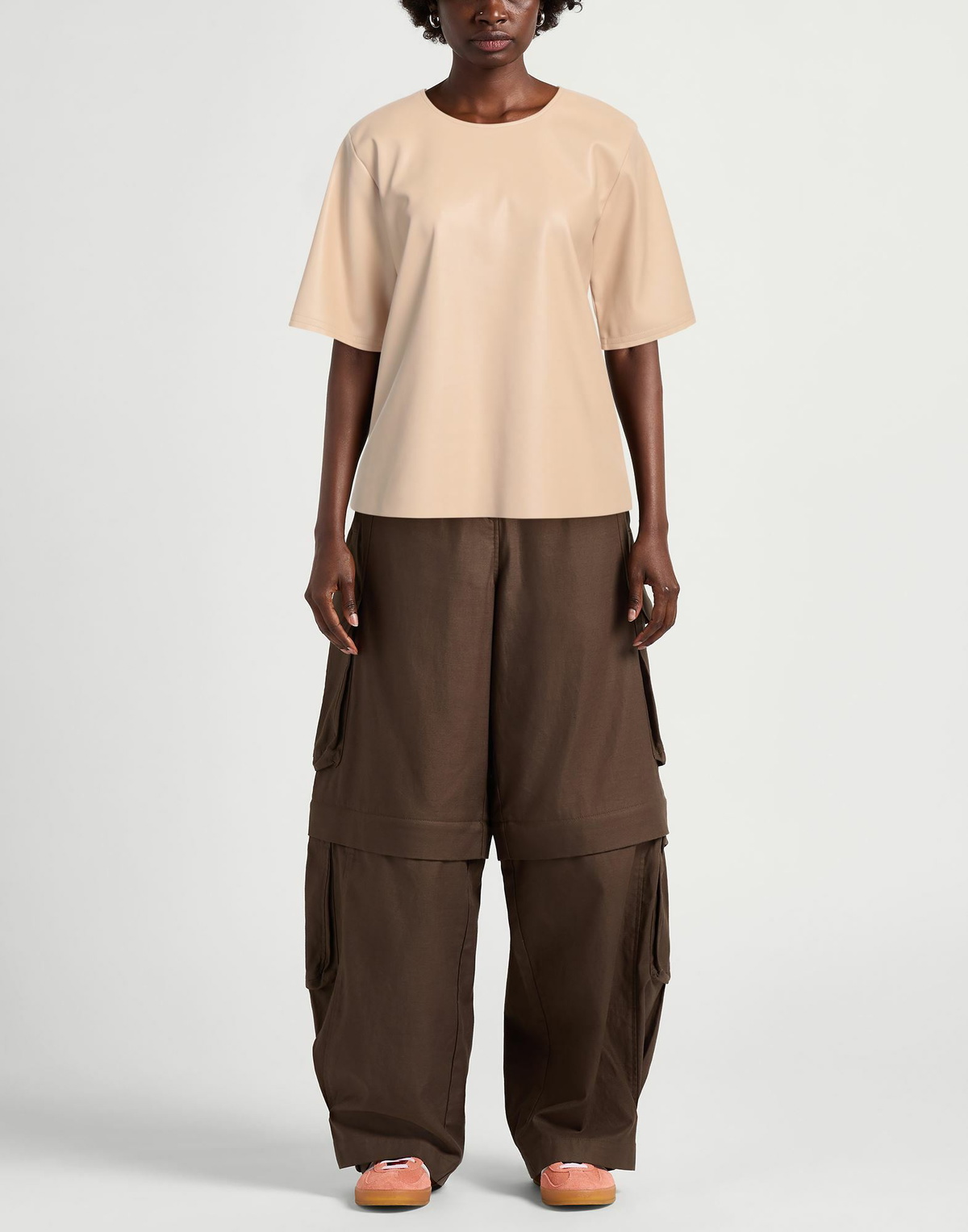 Jijil Womens Top in Beige