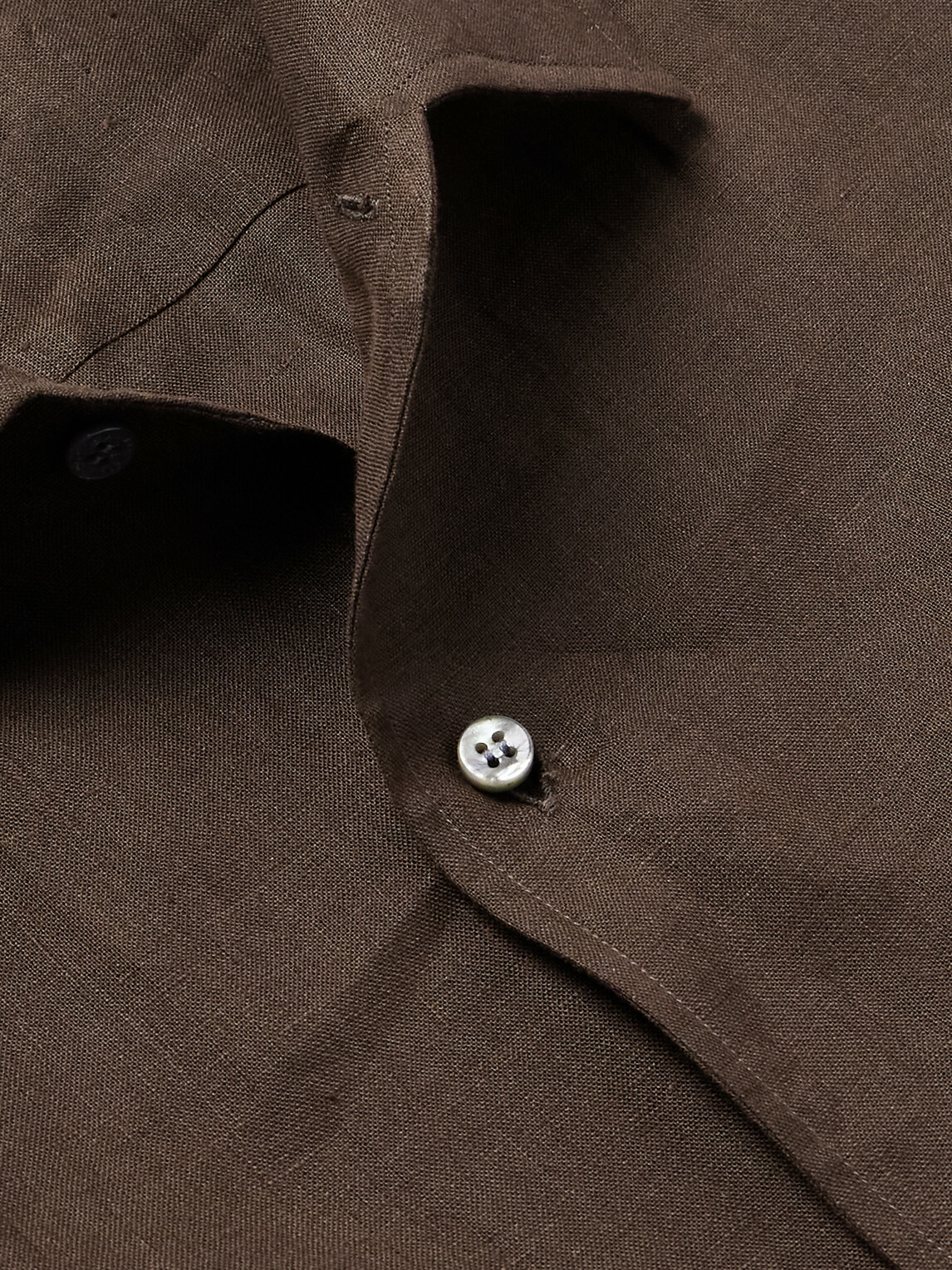 Loro Piana - Slub Linen Shirt - Brown