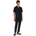 AMI Alexandre Mattiussi Navy Short Sleeve Shirt