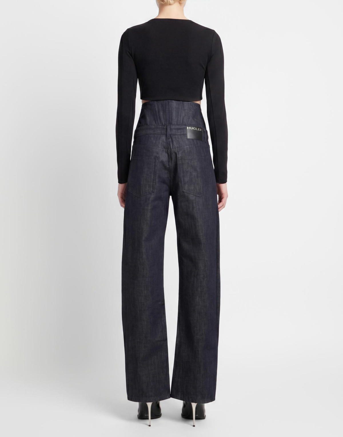 Mugler Womens Jeans in Blue