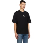 Balenciaga Black Sponsor Logo T-Shirt