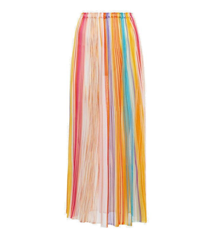 Photo: Missoni Mare Zig-zag knit maxi skirt