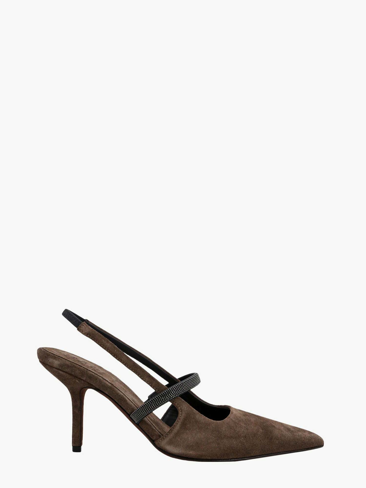 【Brunello Cucinelli】Slingback Brunello Cucinelli Slingback Brown Womens Brunello Cucinelli