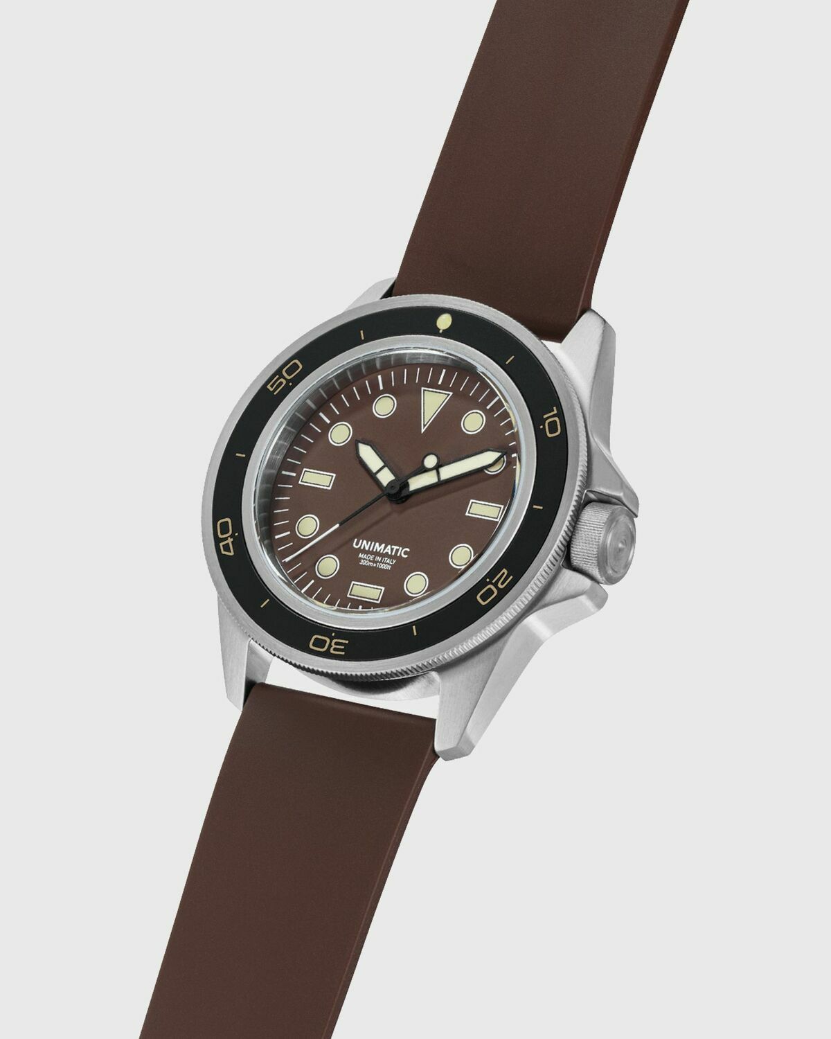 Unimatic U1-DHBR Brown Mens Watch