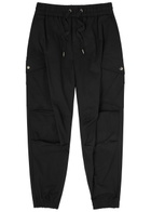 Dolce & Gabbana Stretch-cotton Cargo Sweatpants Black