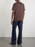 Slowear - Cotton and silk-blend jersey T-shirt - Brown