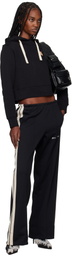 Palm Angels Black Logo Loose Track Pants