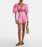 Adriana Degreas Cotton wide-leg shorts