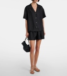 Asceno Zurich silk twill shorts