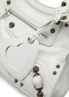 Balenciaga Neo Cagole XS Leather top Handle bag - White - One Size