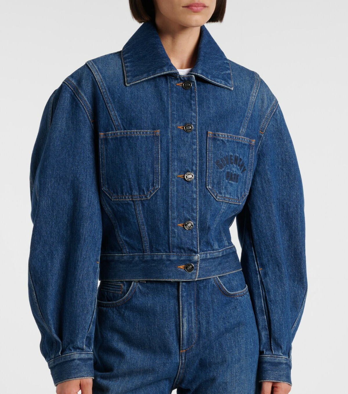 Givenchy Cropped denim jacket