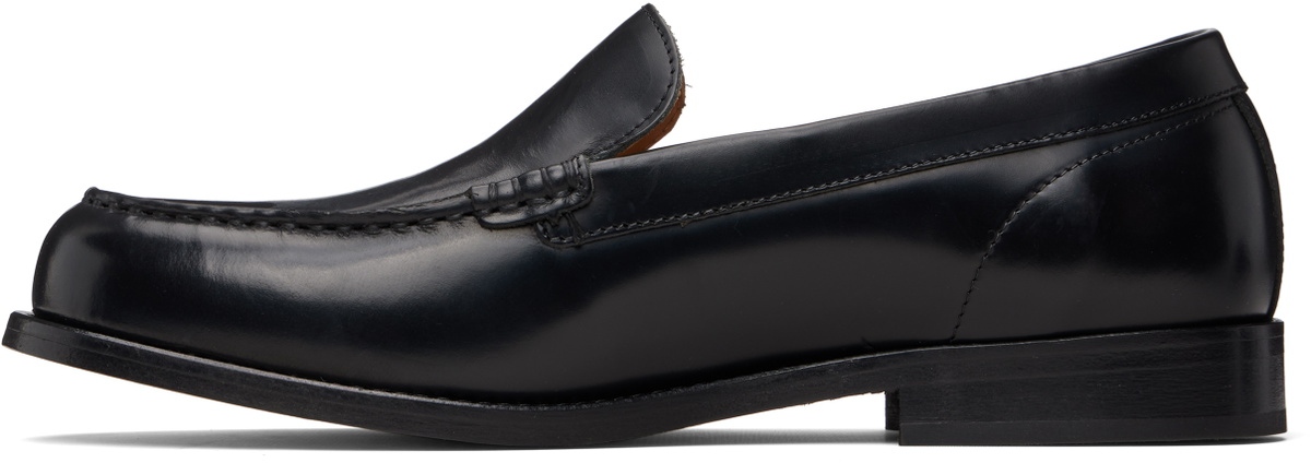 A.P.C. Black Moc Loafers