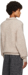 16Arlington SSENSE Exclusive Taupe Harth Sweater