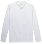Studio Nicholson - Bowling Grandad-Collar Cotton-Poplin Shirt - White