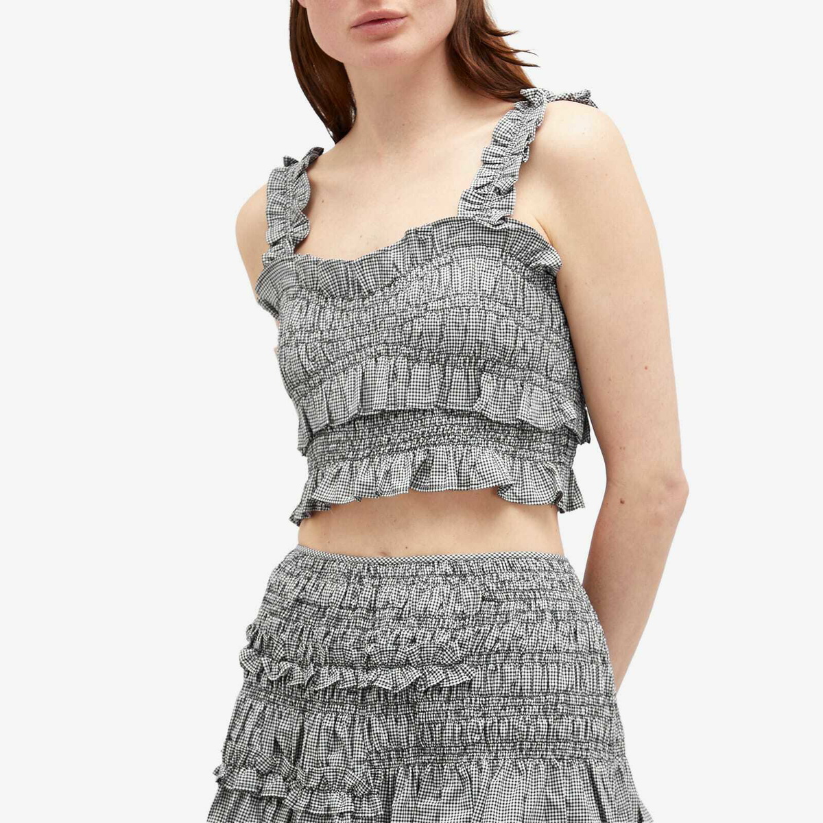 cecilie bahnsen セシリーバンセン ビスチェ GALA TOP Cecilie Bahnsen Women's Gala Top in Black/White Cecilie Bahnsen