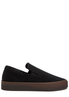 The Row MH Canvas Sneakers Black