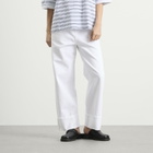 Róhe Women's Rohe Baggy fit turn-up denim in Optic White