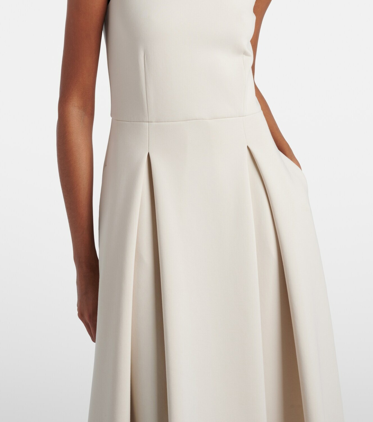 'S Max Mara Cannone cotton-blend midi dress