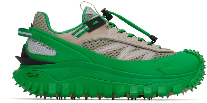 Photo: Moncler Green 1952 Trailgrip Sneakers