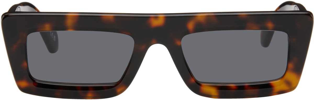【関税&送料込み】Off-White Ontario Sunglasses Off-White Brown Ontario Sunglasses Off-White