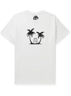 PARADISE - Rest in Paradise Printed Cotton-Jersey T-shirt - White