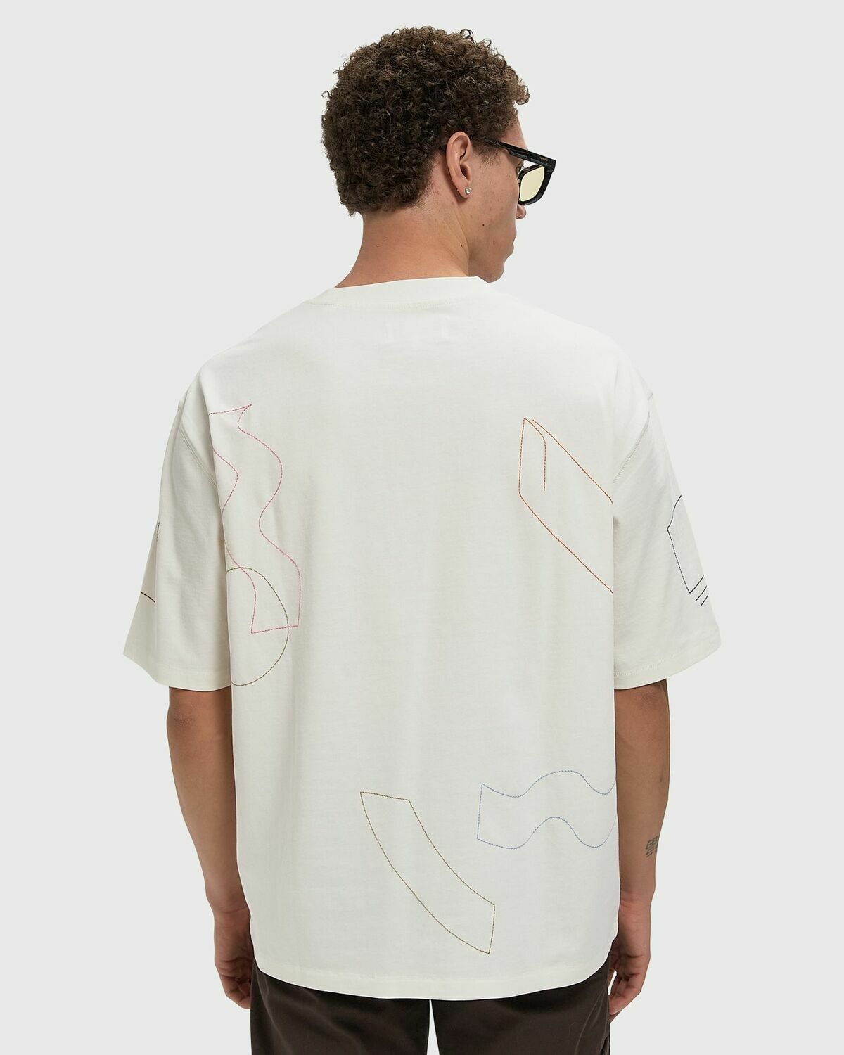 MILTON SS TEE COTTON SHAPES EMB