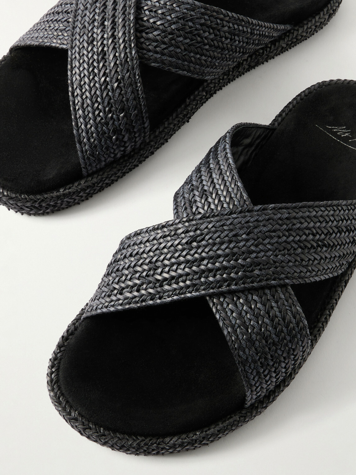 Mr P. - Woven Sandals - Black
