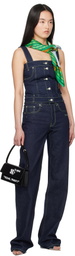 Off-White Blue Corset Denim Tank Top