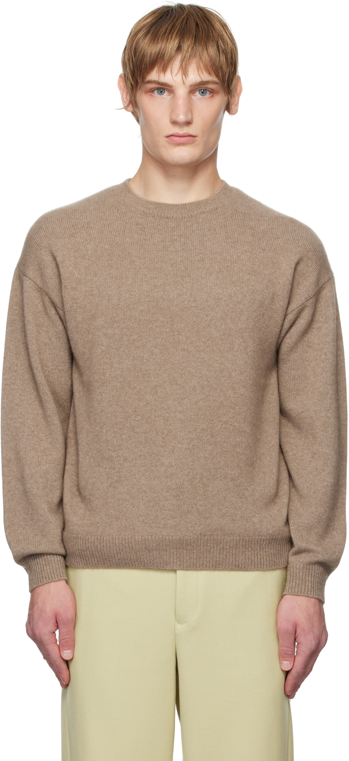 AURALEE BABY CASHMERE KNITベージュ サイズ3 AURALEE BABY CASHMERE KNIT サイズ3