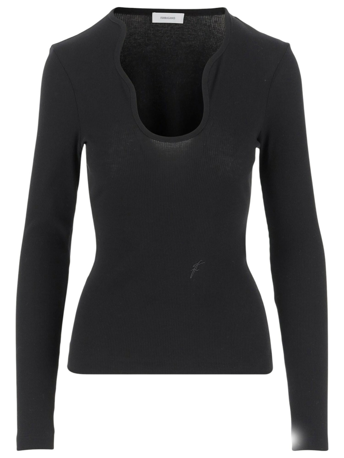 FERRAGAMO Stretch Silk Satin Halter Top Salvatore Ferragamo FERRAGAMO Stretch Silk Satin Halter Top Salvatore Ferragamo