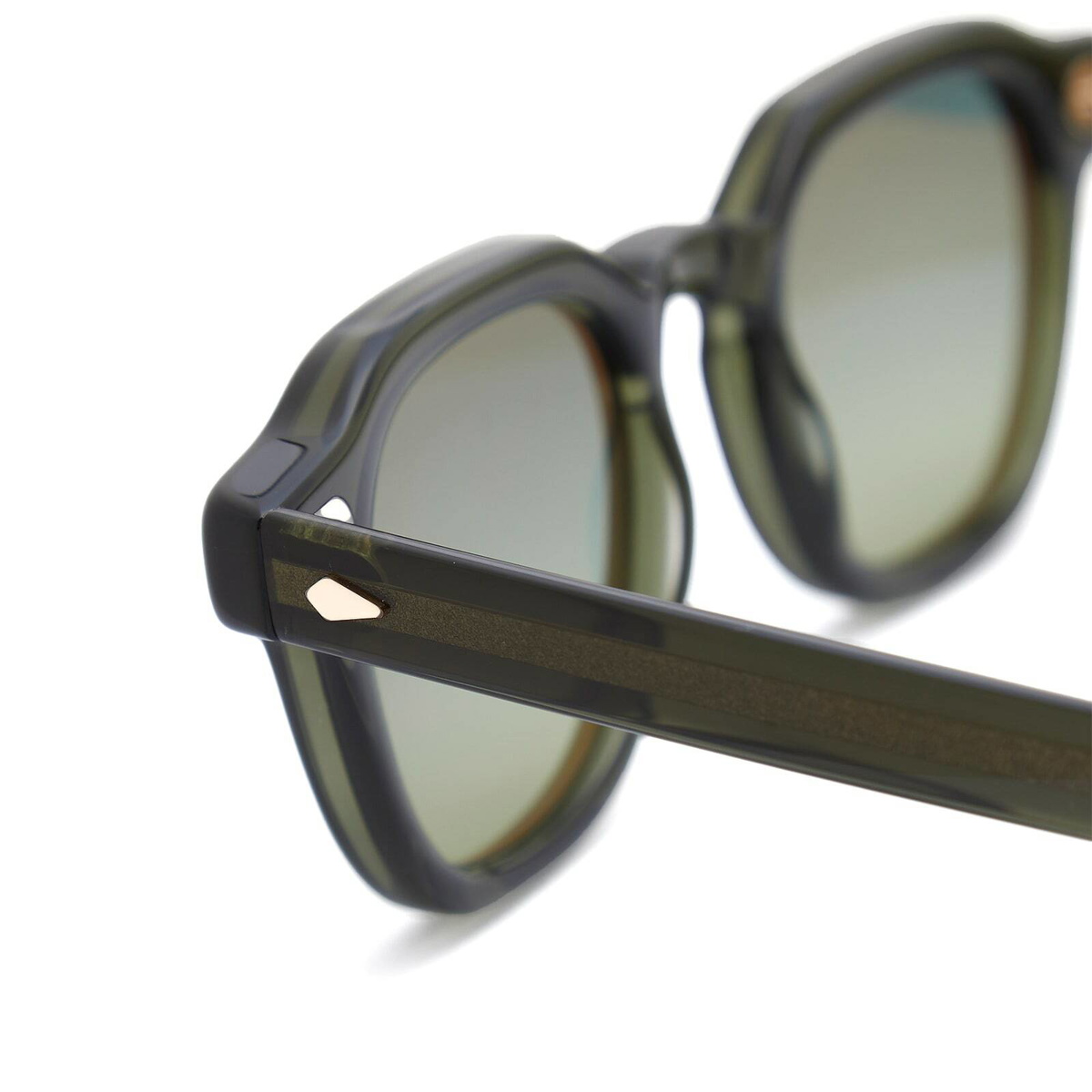 Moscot Men's Dolt Sunglasses in Dark Green/Forest Wood