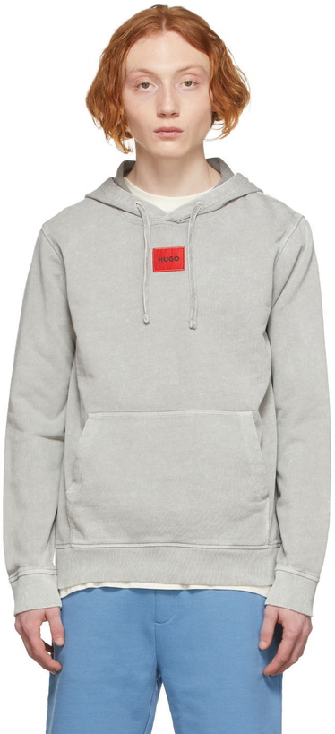 Photo: Hugo Grey Logo Hoodie