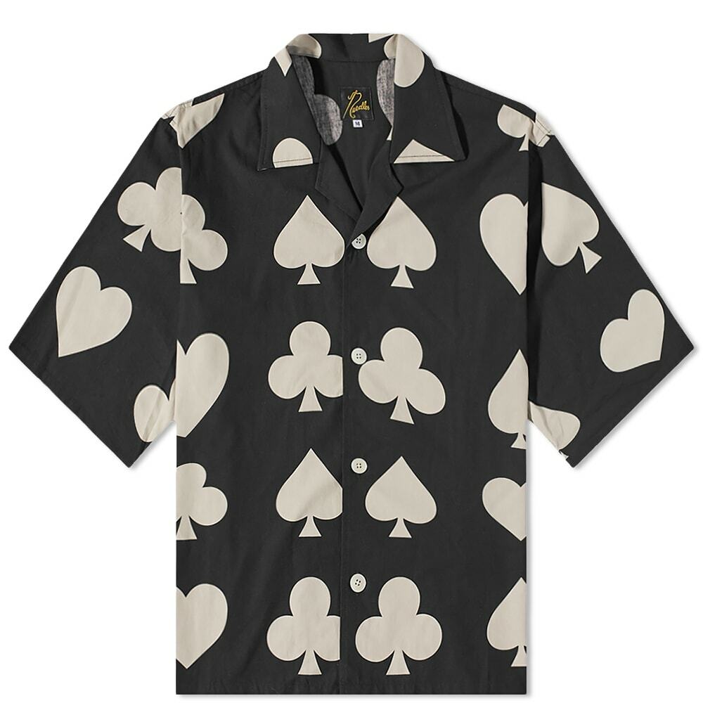 END. x Needles 'Blackjack' Short Sleeve Shirt in Blackjack Needles