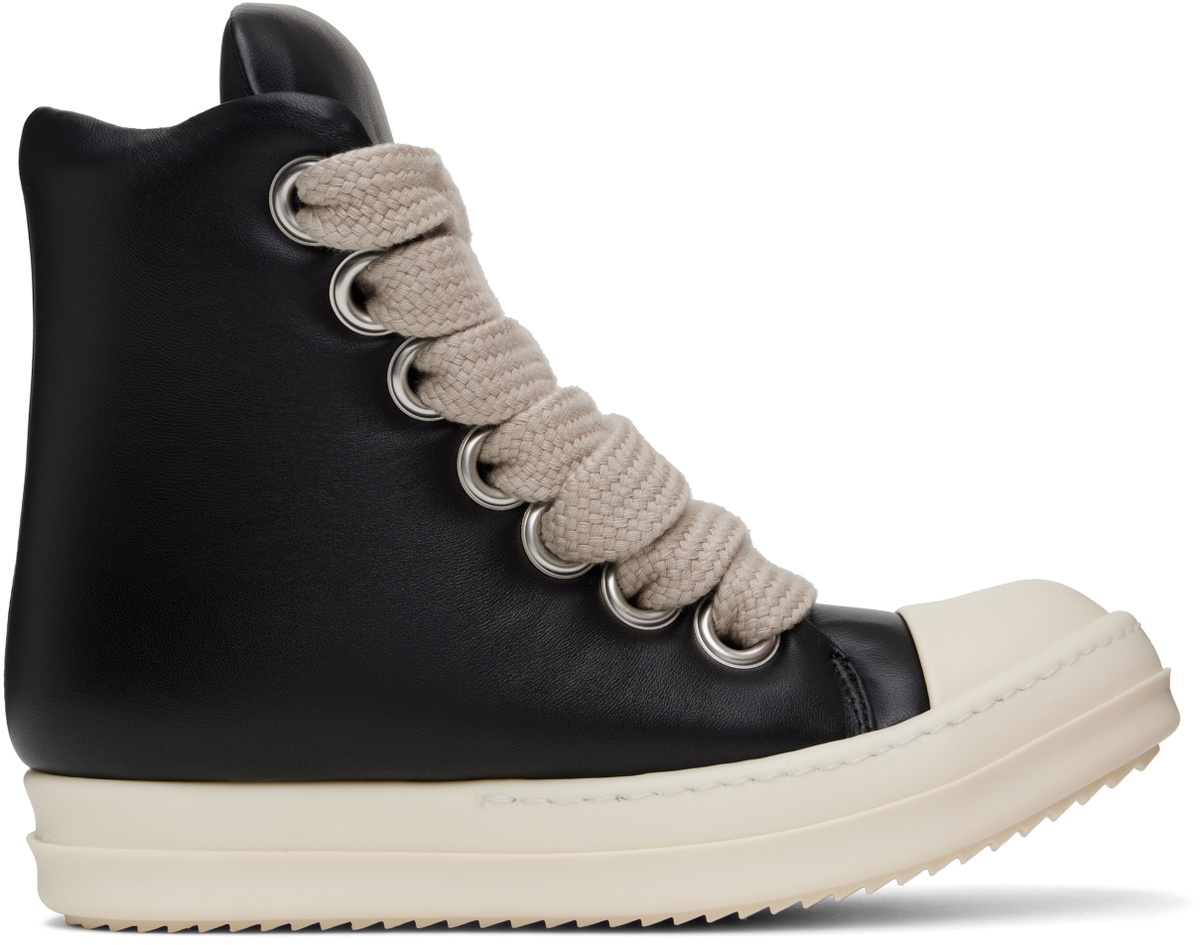 Rick Owens Black Hollywood Jumbolace Sneakers Rick Owens rick-owens-black-hollywood-jumbolace-sneakers-rick-owens