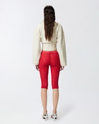 Pinko Knee High Leggings In Stretch Lace Salsa Red