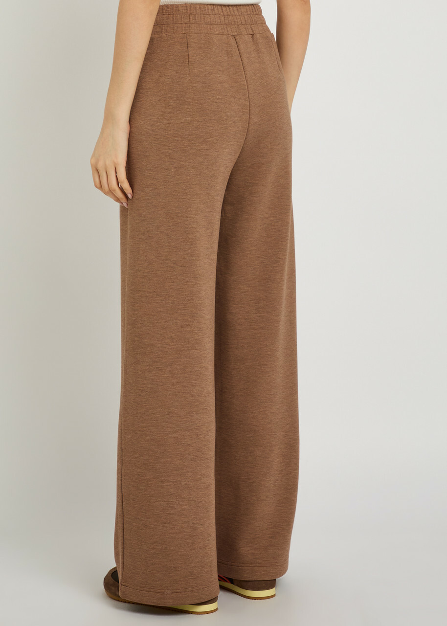 Varley The Extra Wide Leg 29.5 Stretch-jersey Sweatpants Brown