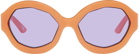 Marni Orange Cumulus Cloud Sunglasses