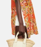 Emilio Pucci Beach Printed self-tie cotton-blend top