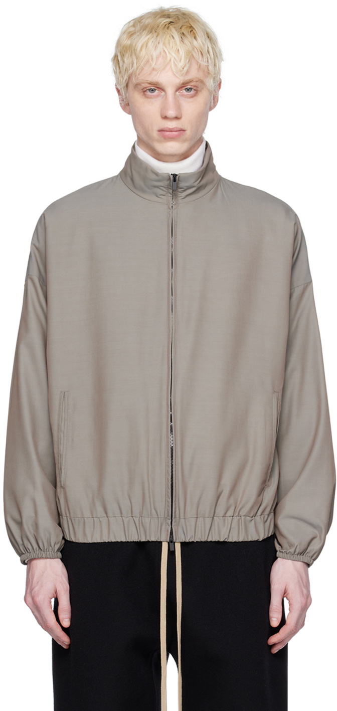 Fear of God Gray Zip Track Jacket Fear Of God