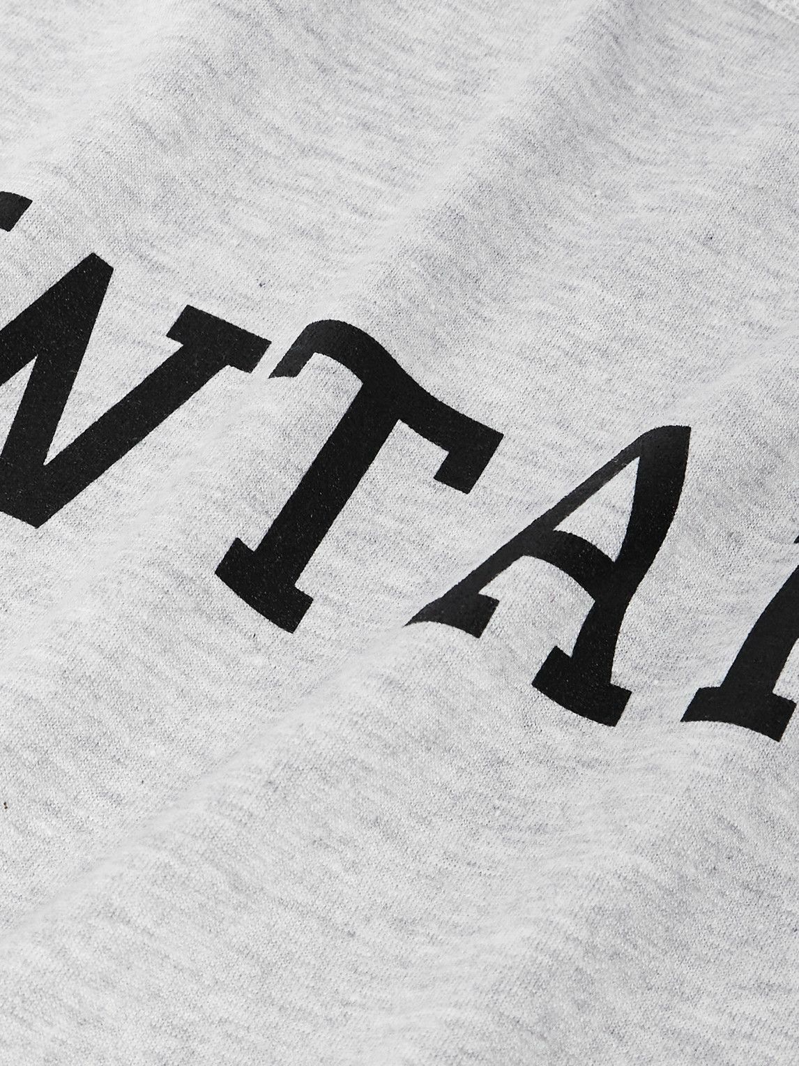 WTAPS - Oversized Logo-Print Cotton-Blend Jersey T-Shirt - Gray WTAPS
