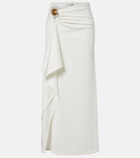 Christopher Esber Occhio embellished jersey maxi skirt