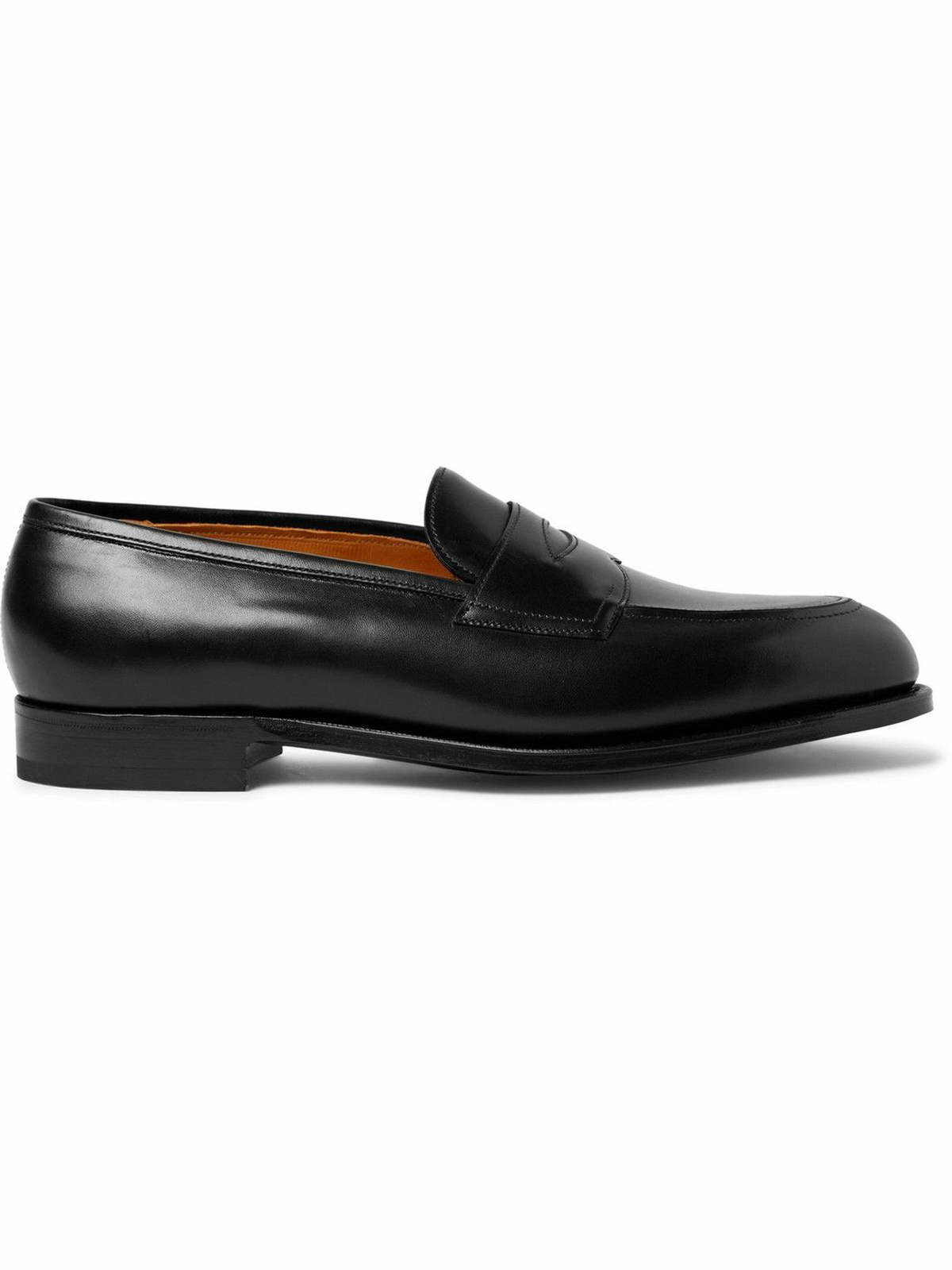 Edward Green - Piccadilly Leather Penny Loafers - Black Edward Green
